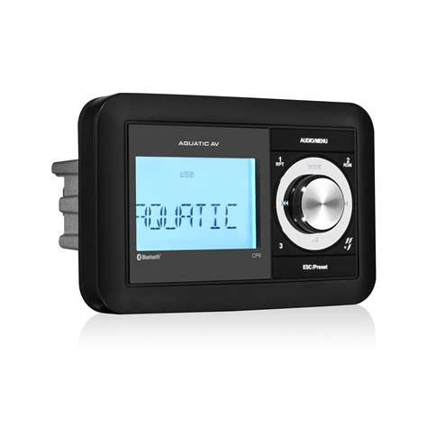Compact Bluetooth And Usb Waterproof Marine Stereo Cp6