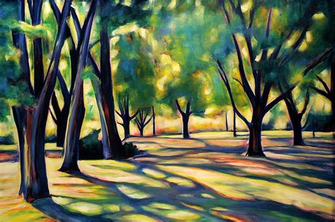 Victoria Park Shadows Painting By Sheila Diemert Pixels