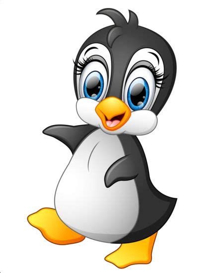Lovely Penguin Cartoon Set Vectors 04 Gooloc
