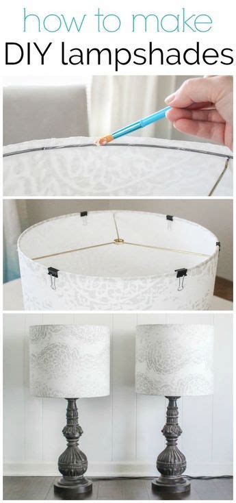 How To Make A Lampshade With Your Favorite Fabric Make A Lampshade