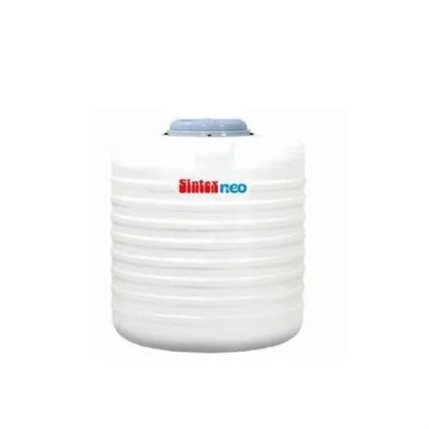 Virgin Plastic White Sintex Neo Water Tank Storage Capacity 500 1000