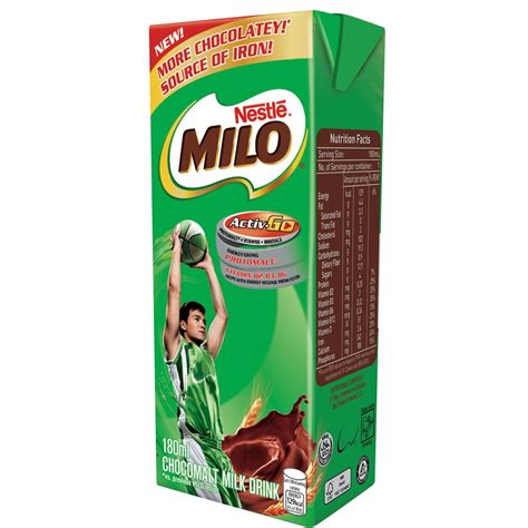 Milo Ready To Drink Flavoured Milk 180ml Shopee Philippines
