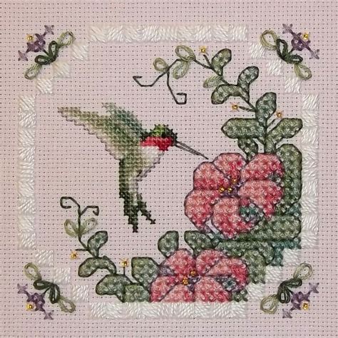 Debbie S Cross Stitch Hummingbird Finished And More Stash
