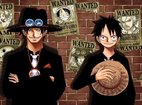 Ace And Luffy One Piece Photo 33300230 Fanpop