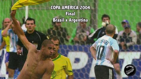 Argentina akan menantang tuan rumah brasil pada laga puncak setelah mengatasi perlawanan alot kolombia melalui drama adu penalti di estadio. Brasil x Argentina - Copa América 2004 - Gol de Adriano - YouTube