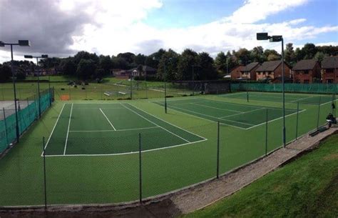 New Tennis Court For Prestwick Tennis Club In Manchester Astro Turf