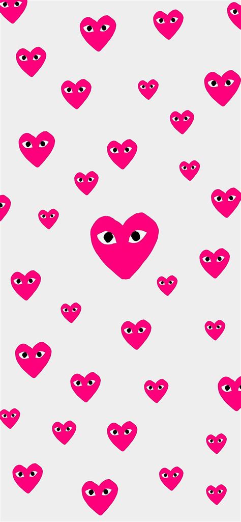Pink Hearts Valentines Day Preppy Heart Hd Phone Wallpaper Pxfuel