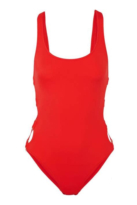 Be A Baywatch Babe In This Red Cutout Swimsuit From Solid And Striped