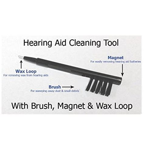 Loyalnanmu Hearing Aid Cleaning Brushes 2 Packs
