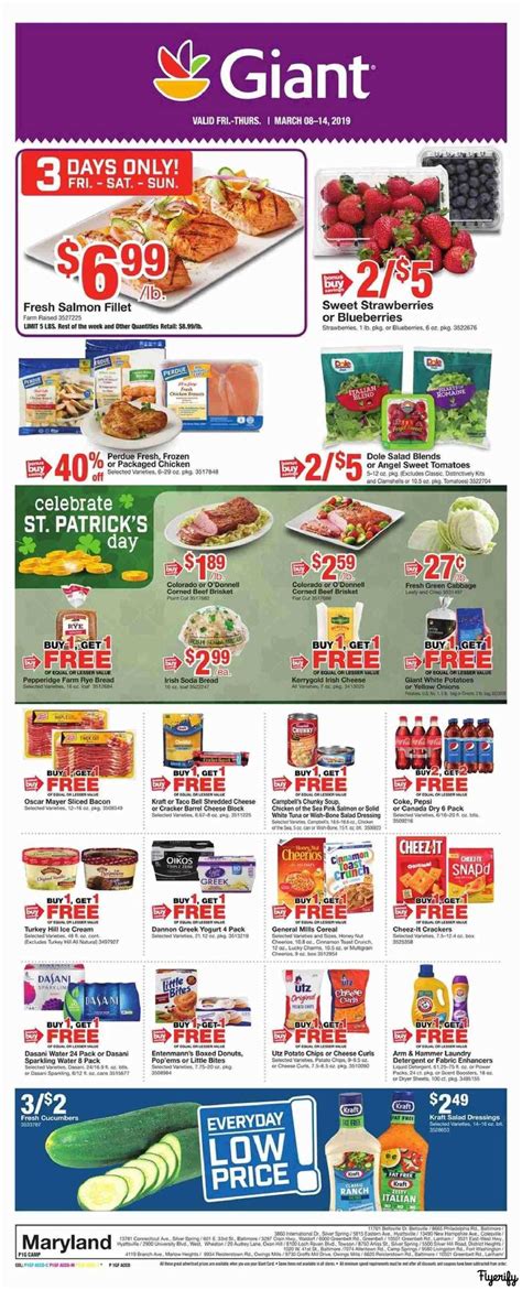 Giant Food Weekly Ad And Flyer March 8 To 14 Canada