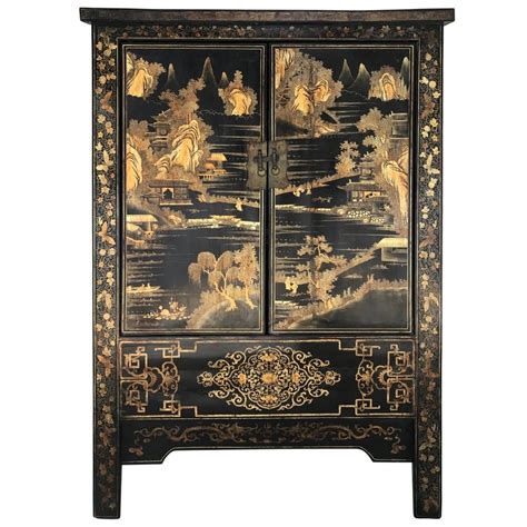 Stunning Qing Chinese Lacquer Cabinet Grinard Collection