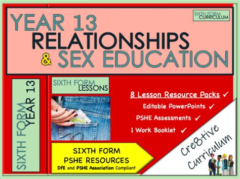 Cre8tive Resources Ks5 Pshe Rse Lessons Sex Education Pshe Rsec8