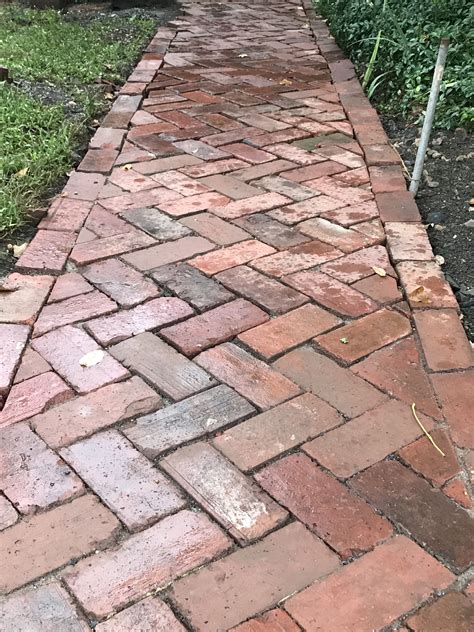 Herringbone Brick Walkway Diy