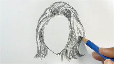 How To Draw Female Hair Easy ~ Pin By Chris Crayon On Hair Bodewasude
