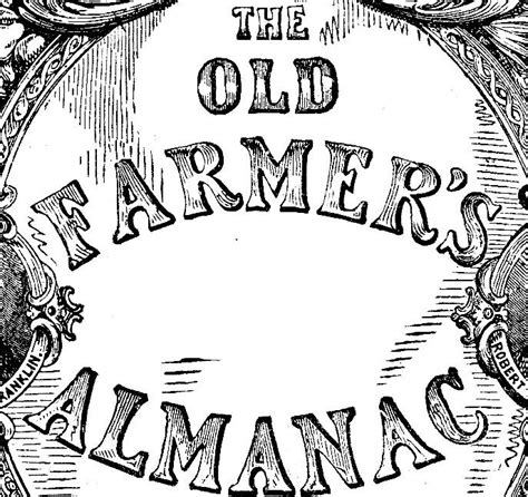 The Old Farmers Almanac Decorative Typeface Lettering Typeface Font