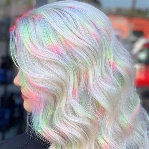 140 Iridescent Holographic Hair Coloring Ideas To Make Your Hair