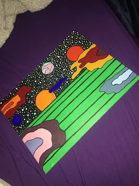 Aesthetic Weird Art Canvas Tumblr Paintings Easy - Best Tattoo Ideas