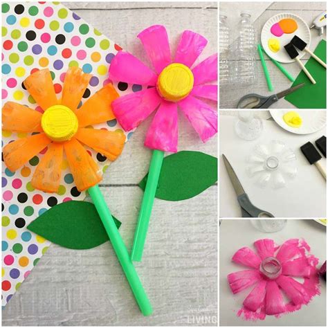 Paper Flowers Are Being Made With Scissors Glue And Other Crafting