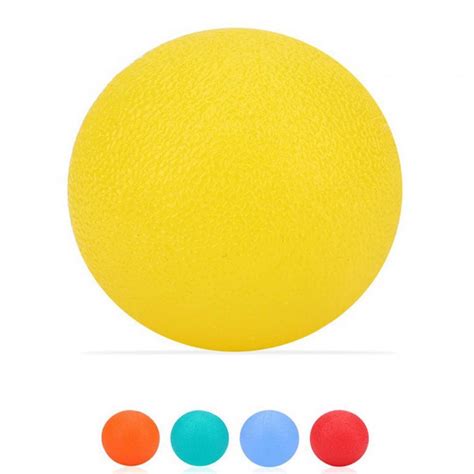Massage Therapy Grip Ball Silicone Hand Finger Strength Exercise Relief Str X9h1 Freizeit Sport
