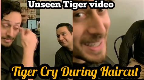 Tiger Shroff Crying During Haircut Unseen Video Looks Tranformation