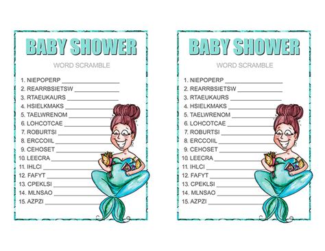 You can create this worksheet for free but you need to log in first. Let's Party Girls! Funny Mermaid Baby Shower Cupcake Toppers