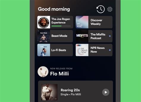 spotify s new home screen lets you quickly resume unfinished podcasts