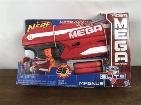 NERF N STRIKE MAGNUS Mega Series Elite Blaster Nerf Gun Mega Darts PicClick