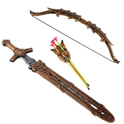 49 Off Shiled Bow And Arrow Sword Sucker Simulation Archery Plastic