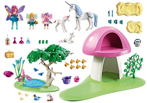 Fairies With Toadstool House 6055 Playmobil Usa