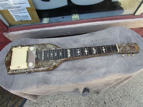 Supro Supreme 1952 Lap Steel 6 String Mother Of Pearl Reverb