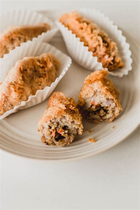 Taro Puffs Fried Taro Dumplings Wu Gok Sift Simmer