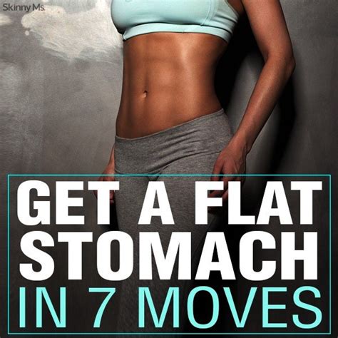 How To Get A Flat Stomach In 7 Moves