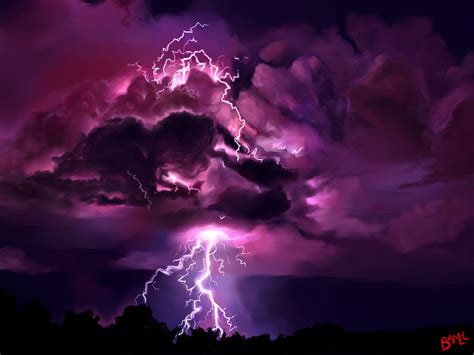 Purple Storm By Azleetni On Deviantart