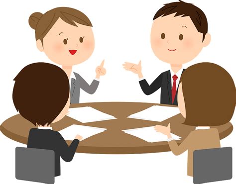 Thousands of new high quality pictures added every day. Business Persons are Meeting clipart. Free download ...