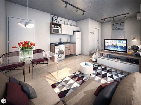 Interior Design For A Studio Apartment Builders Villa
