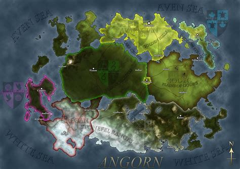 Angorn A Game Of Thrones Inspired Continent Designed By A Friend And I