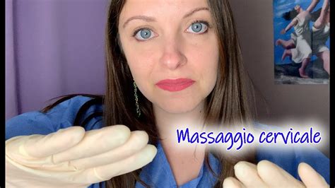 Massaggio Cervicale Asmr Ita Youtube