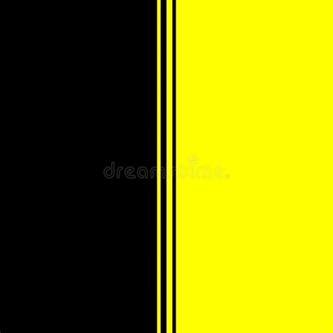 Yellow And Black Abstract Color Shapes Background Stock Illustration