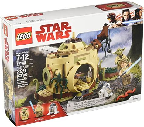 Lego Star Wars Yodas Hut 75208 Building Kit 229 Piece Stacking Toys