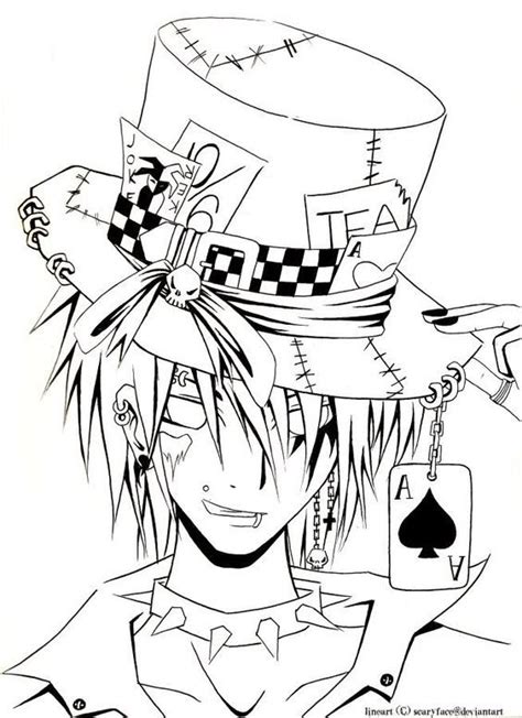 Printable Anime Coloring Pages For Adults - Thomas Willey's Coloring Pages
