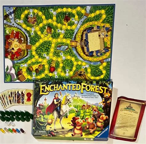 Enchanted Forest Magical Treasure Hunt Board Game 1994 Ravensburger
