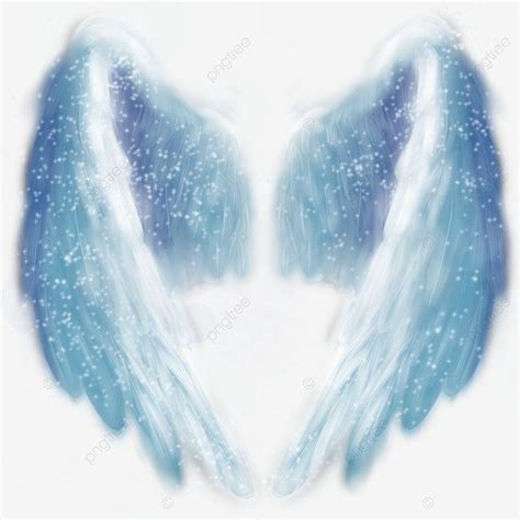 Realistic Cool Glowing Angel Wings With Detailed Feathers Cool