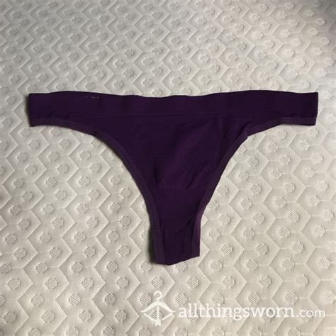 buy xlxxl deep purple nylon and spandex thong bbw