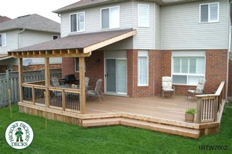 Simple Covered Deck House Inspiration Pinterest The Roof Covered
