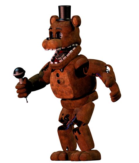 Withered Freddy V Cd Version Transparent Background Png Clipart