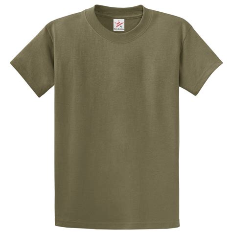 Plain Olive Green T Shirt 100 Rich Soft Organic Cotton Olive Plain T