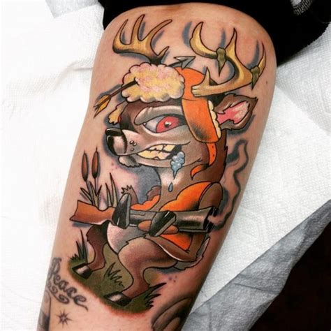 It consists of a deer or an antelope or any other animal that is hunted. 90 Creative Hunting Tattoo Ideas - Memorializing Your ...