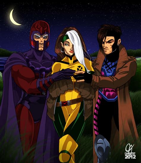 Magneto Rogue And Gambit Rogue Gambit X Men Rogues