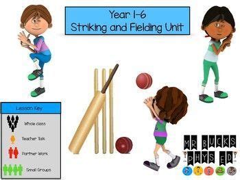 Striking and fielding drag and drop each word into the correct box of each picture. Striking and Fielding Unit - Year 1-6 | Physical education ...