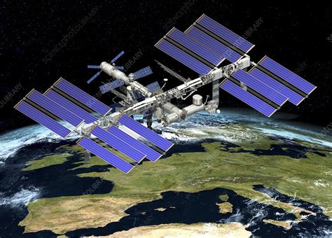 International Space Station Artwork Stock Image C0111072